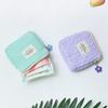 Cute Cosmetic Storage Bag Quilted Flowers Designed Cosmetic Bag Soft Comfortable Makeup Bag for Lipstick Jewelry Pouch