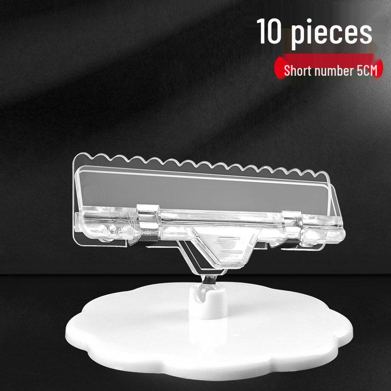 

Desktop Advertising Clips - Small Display Stand for Price Tags and Promotional Signs