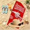 Football Team Print Beach Towel, Versatile Lightweight Absorbent Beach Towel for Pool Surf Yoga Bathroom, Perfect Birthday Holiday Gift