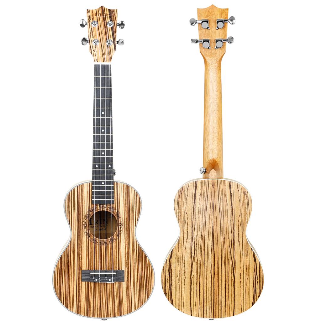 IRIN 26 Inch Ukulele 4 Strings Hawaiian Guitar Mahogany/Zebra Wood Mini Guitarra with Bag Strings Ukulele Guitar Accessories