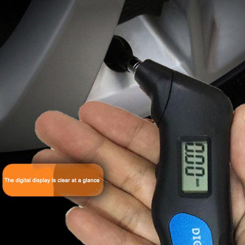 Handheld Tire Pressure Monitor Automotive Electronic Wireless Digital Tire Pressure Gauge Portable Measuring Instrument