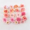 20pcs Silk Artificial Flower Head Home Decor Wedding Wall Backdrop DIY Party Floral Arrangement Table Display Art Supplies