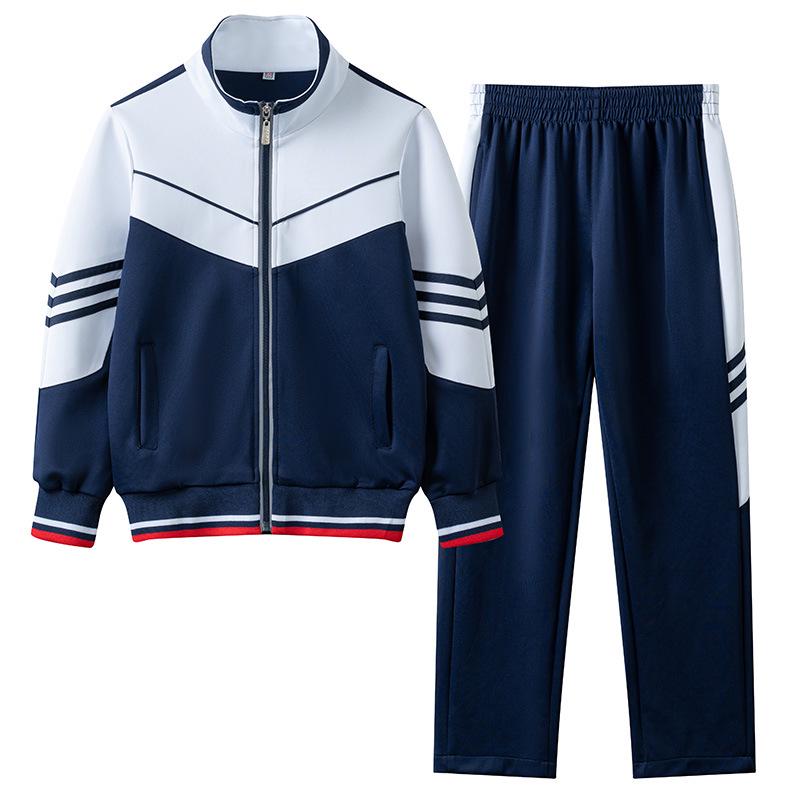 Spring  Autumn Long-Sleeve School Uniforms for Boys  Girls - Academy Style 170