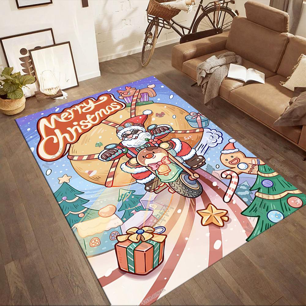 Christmas 369 Carpet Perfect for Kitchen Game Room Living Rooms Entryway Antislip Carpet Anime Office Decor Perfect Birthday/Christmas Gift Idea