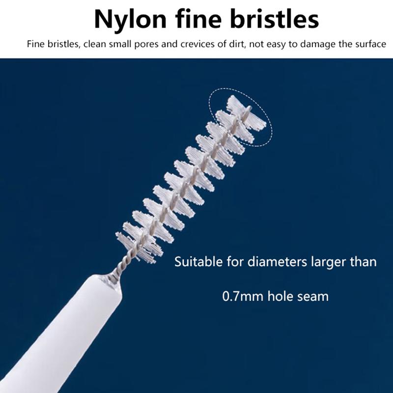 Bathroom Micro Nylon Brush Shower Head Anti-Clogging Cleaning Brush