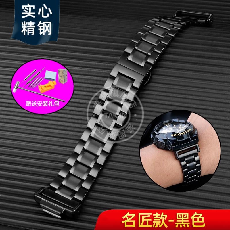 For Casio G-SHOCK GA110/100 GM2100 GA2100 watch strap DW-5600 GW-B5600 5610 Men metal Stainless steel Butterfly clasp watchband
