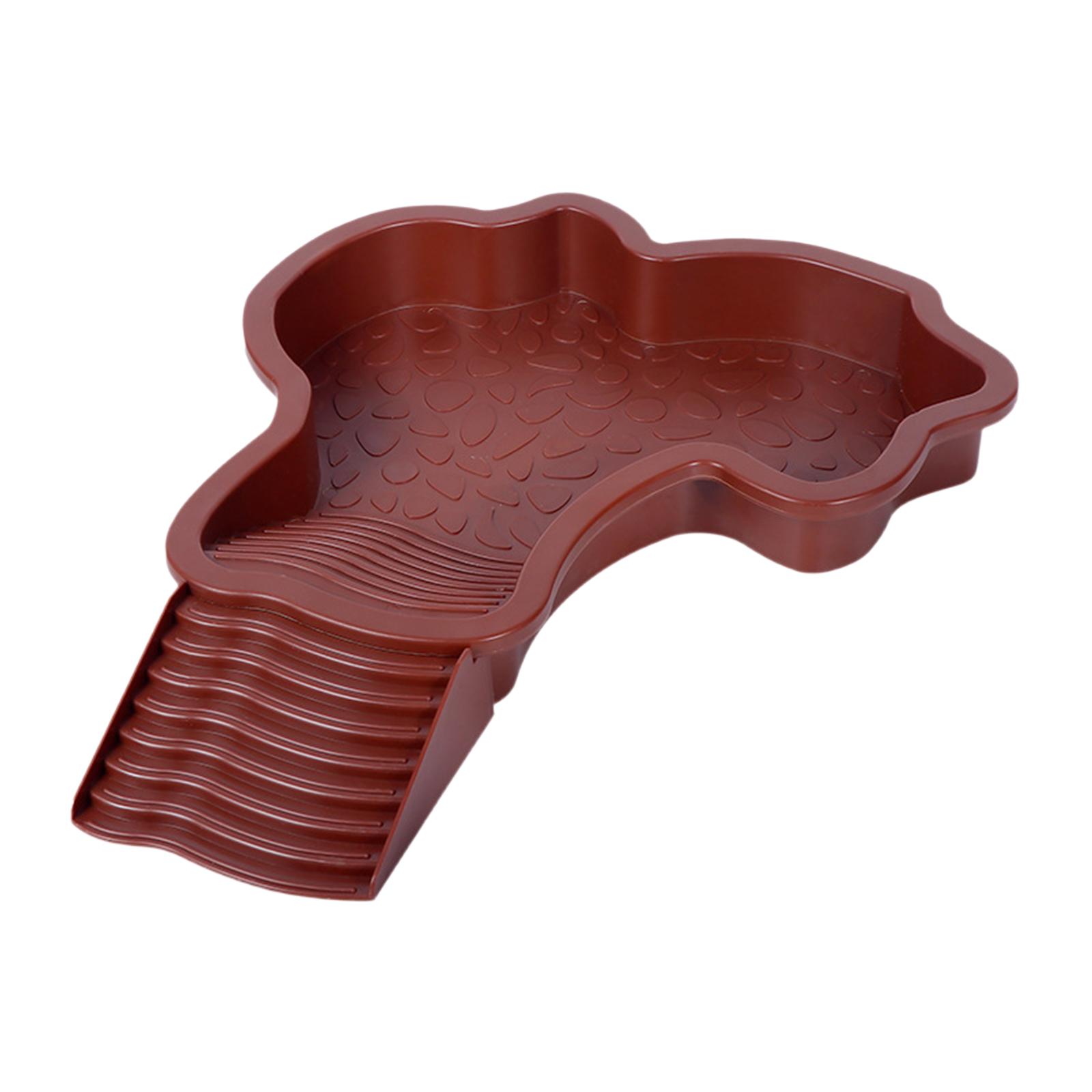 

Turtle Pond Feeder, Turtle Pond Water Dish With , Reptile Water Bowl With Ladder, Patio Shower Tray One Size красный