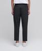 Musinsa Standard Carrot Hidden Banding Crop Slacks [Charcoal Gray]