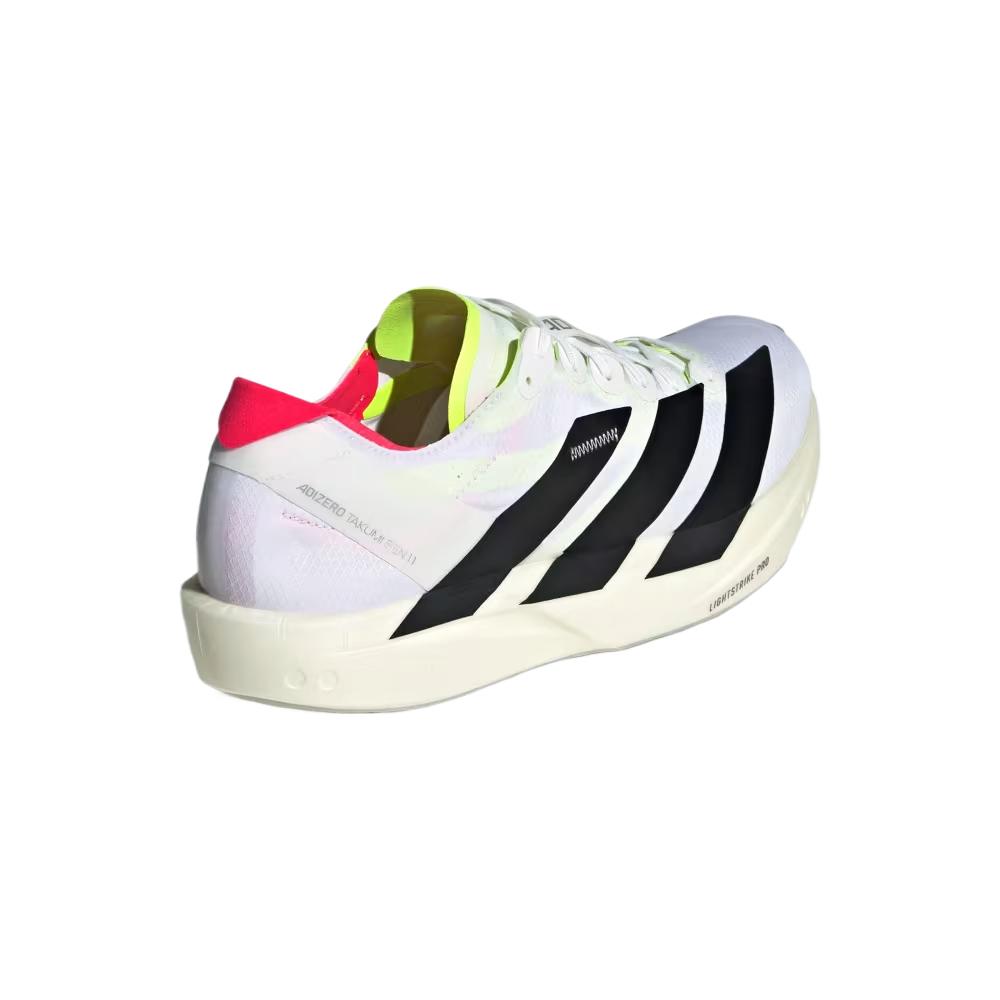 Adidas Adizero Takumi Sen 11 Pohodlné Módní Ležérní Všestranné Kožené Nízké Běžecké Boty Pánské Tenisky Bílé JH8659