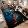 1pc. Colorful Butterfly Home Decor Rug, Office Carpet, Chair Mat, Outdoor Rug Gift for Nature Lovers