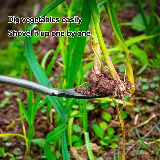 Garden Small Hand Shovel with Non-Slip Ergonomic Handle T-Shaped Design Gardening Trowel Weed Remover Tool