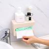 Creative Wall-Mounted Bathroom Tissue & Hand Towel Holder, No-Punch Installation