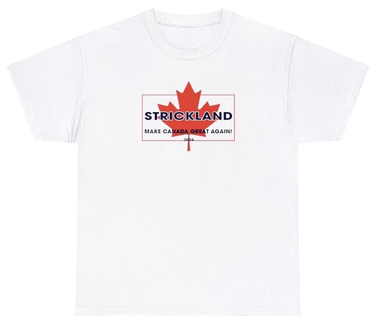 Sean Strickland Make Canada Great Again T Shirt Funny 2024 UFC Fan President Tee S