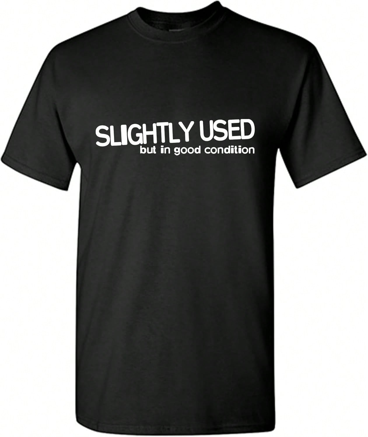 Slightly Used But In Good Condition s Graphic T-Shirts, Printed In The USA Adult Humor Funny Novelty Graphic Tees For S разноцветный