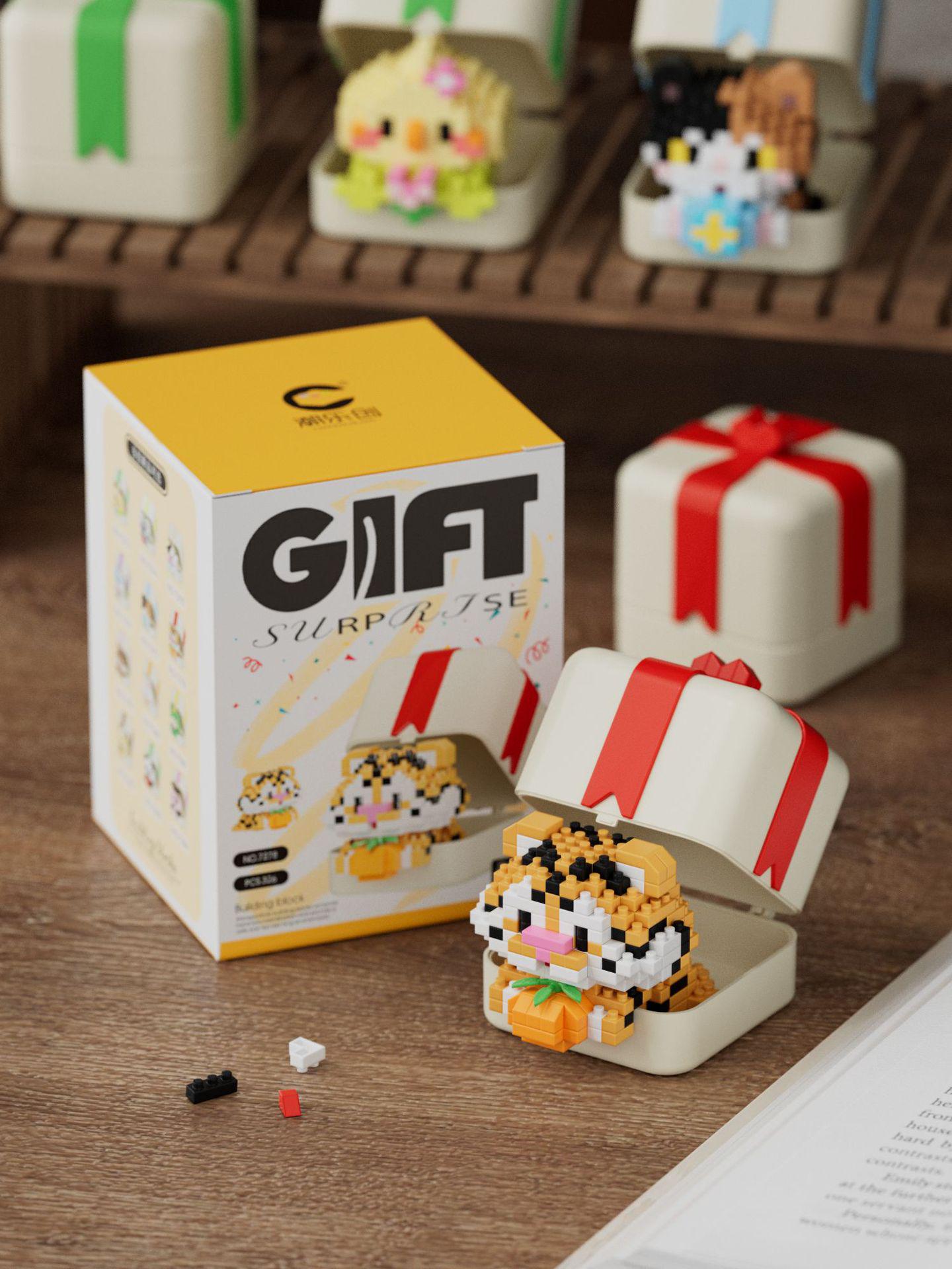 

Панда Мини Подарочная Коробка Конструктор Украшение, Совместимо с LEGO