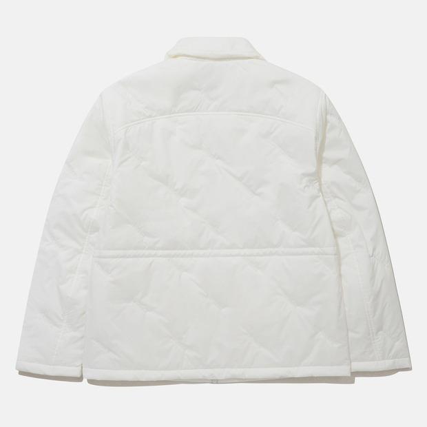 Descente Women'S Oversized Lightweight Quilted Padded Jacket Ivory (Sp322Upd99)