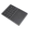 Wireless Numeric Keypad Professional 22 Keys Dual Modes   4.2 2.4G Wireless Number Pad with Touchpad for Laptop Desktop PC