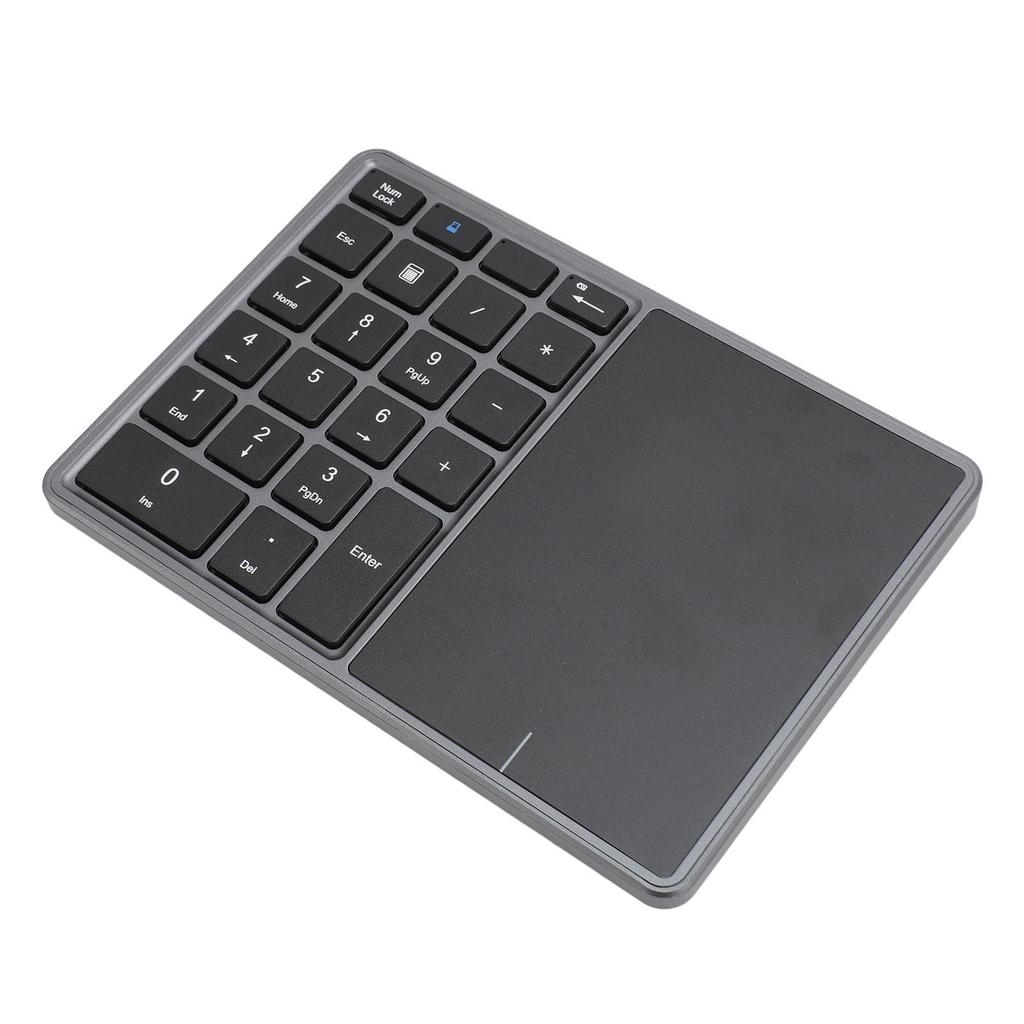 Wireless Numeric Keypad Professional 22 Keys Dual Modes   4.2 2.4G Wireless Number Pad with Touchpad for Laptop Desktop PC