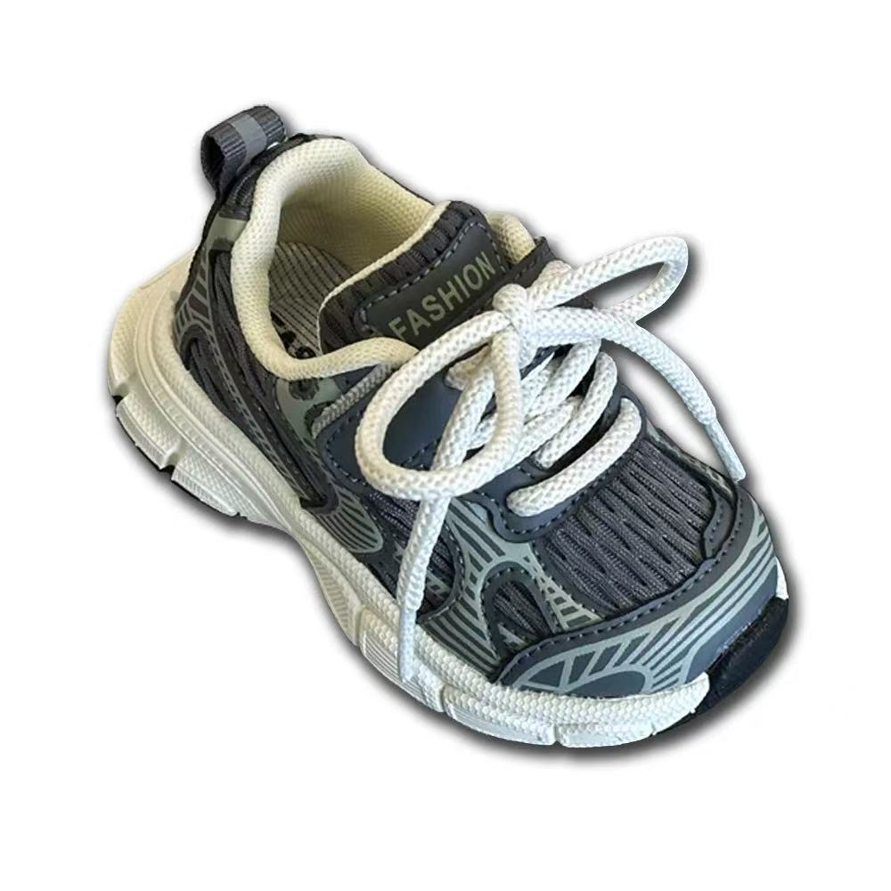 Korean Children's Sports Shoes Spring New Children's Dad Shoes Boys and Girls Soft-soled Toddler Shoes Medium Children's Fashion Trendy Shoes