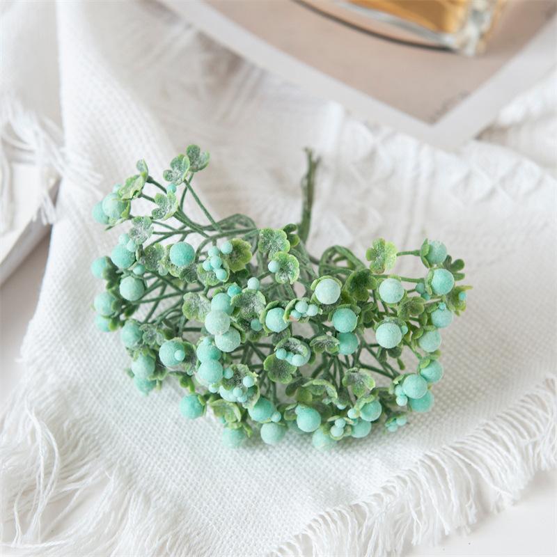 Diy Accessories Materials Simulation Flowers Mini Solstice Grass Small Foam Ball Material Forest Shooting Props Decoration Fake Flowers