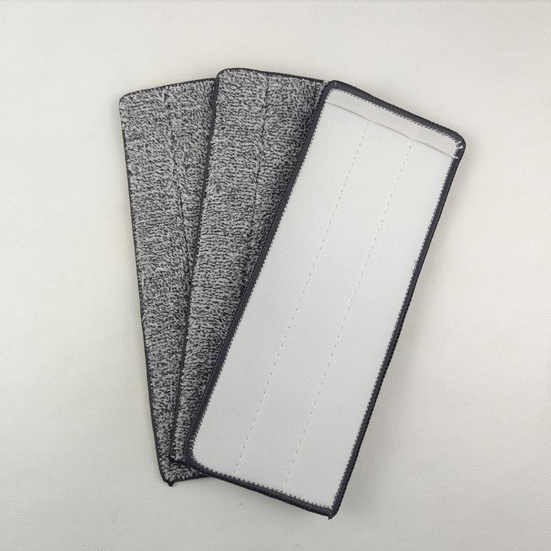Hands-free Flat Mop Thickened Replacement Fiber Cloth