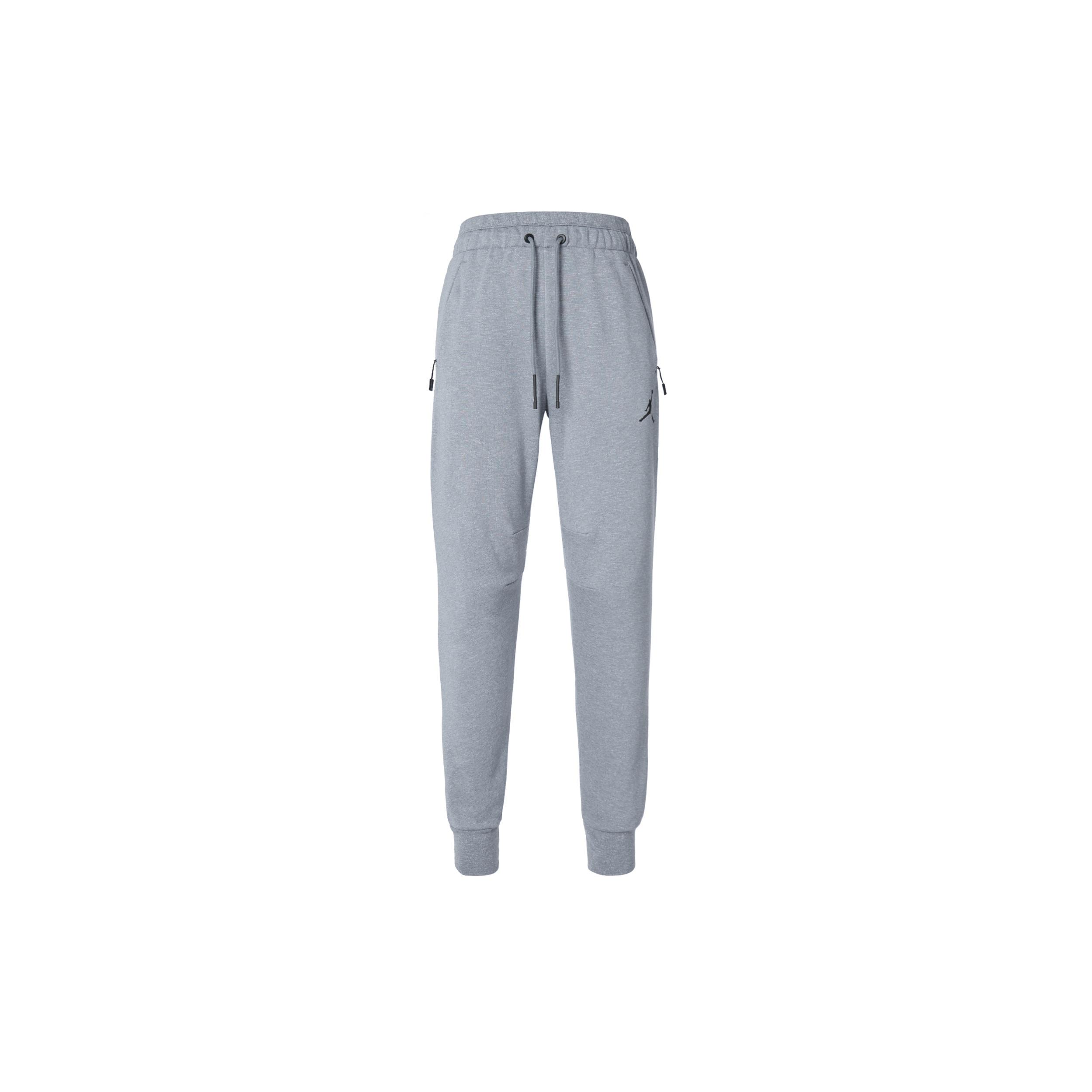 Air Jordan Icon Fleece Cuffed Sweatpants Grey Men s 809475-065 S