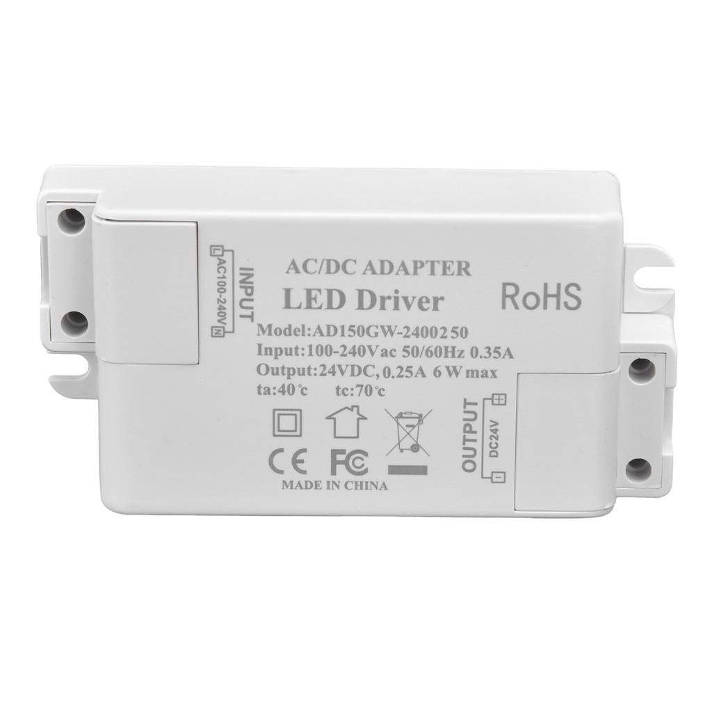 LED Driver AC and DC Waterproof Power Supply Transformer Driver for Low Voltage LED Lamps