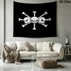 One Piece Logo Wall Tapestry Aesthetic Wall Hanging Printed Fabric Blanket Decorative Tapestries For Bedroom Living Room Home Decor