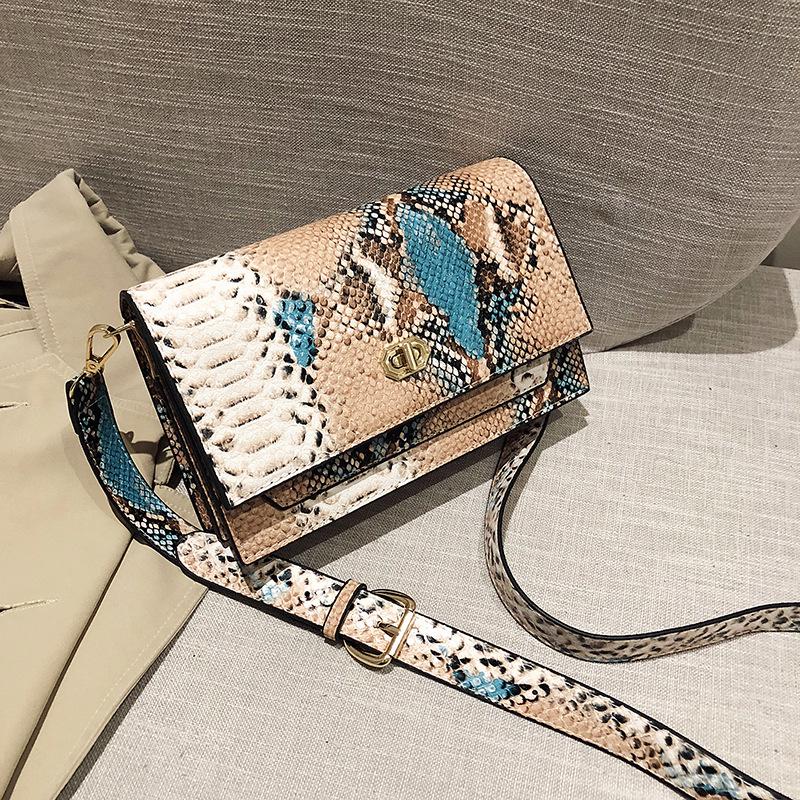 SCIONE Bag Women 2020 New Fashion Pu Snake Pattern Women Bag Shoulder Bag Women Messenger Bag