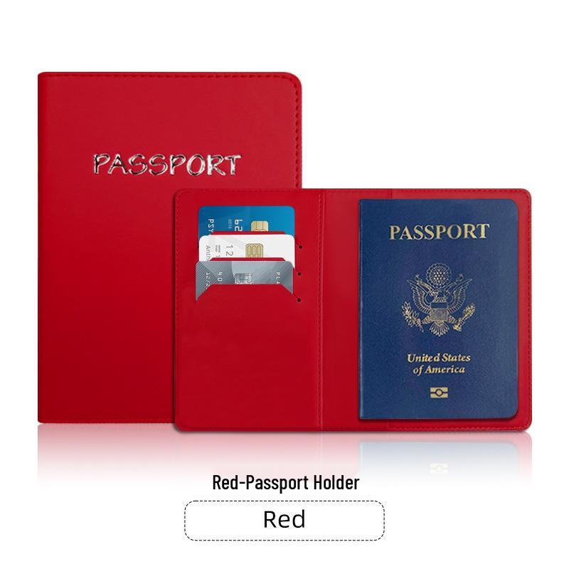 Spot PU Leder Passhülle & Gepäckanhänger Set - Anpassbares Reisegeschenk mit Logo-Option