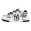 Chunky Liner 'Black White' Poetic Lines PU Abrasion Resistant Slip Resistant Low Top Skateboard Shoes Unisex Black 3ASXCA12N-50WHS(Team1940-)