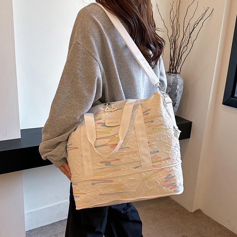 Women's Outdoor Picnic Large Capacity Food Storage Bag for Outdoor Fresh and Expandable Handheld Travel Bag