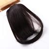 Side Bangs Hair Styling for Women Hair Extension Synthetic Air Bangs False Hair Fringe Hairpieces