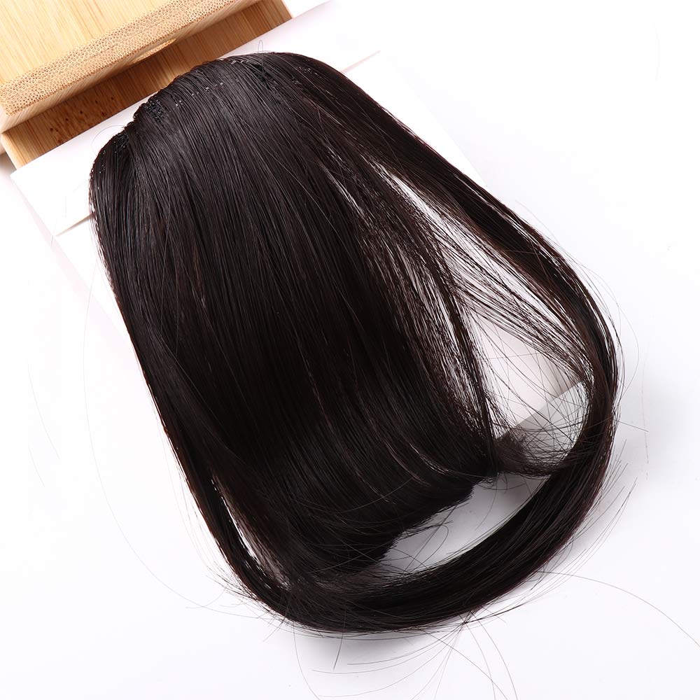 Side Bangs Hair Styling for Women Hair Extension Synthetic Air Bangs False Hair Fringe Hairpieces