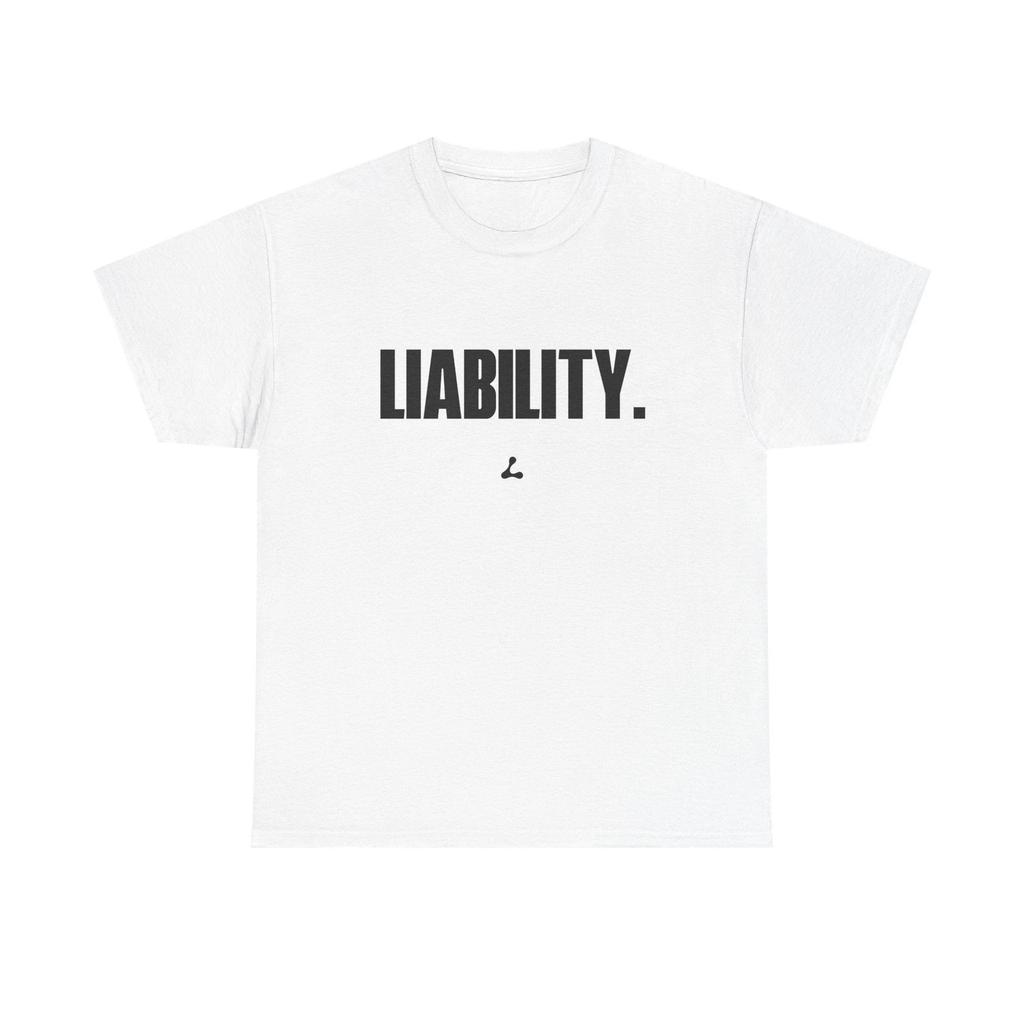 LIABILITY TEE Streetwear, casual T-shirts, suitable for both men and women
