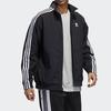 adidas Originals Lock Up Track Top With Sleeve Logo In American Retro Style Men Jackets Black ED6092