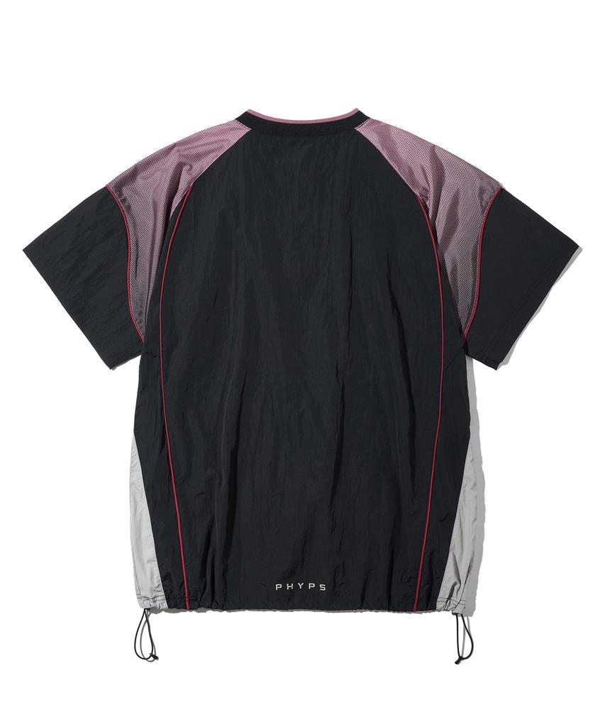 PHYPS MOTORCYCLE Speed Track Nylon T-Shirt Pink