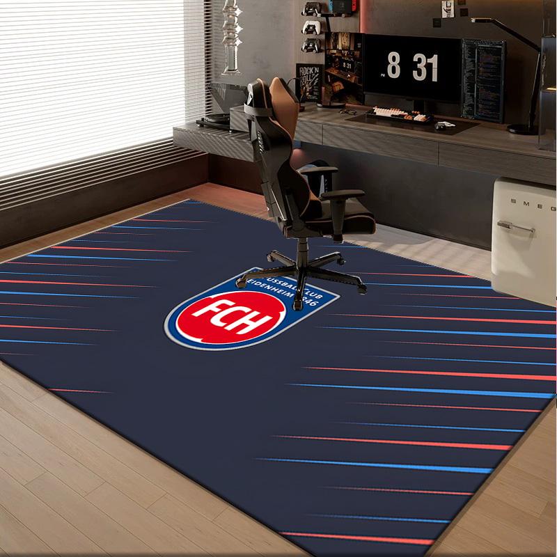 1 Stück Teppich Heidenheim Wappen Teppich, Stuhlmatte, Läufer für Büro Schlafzimmer Wohnzimmer Schlafzimmer, Fußmatten-Dekor Weihnachts-Fächer-Geschenke