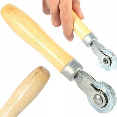 גלגלת למדבקות עם מיסב – רוחב 6 מ"מ | ידית עץ ארגונומית | תיקון יעיל של פנימיות וצמיגים