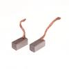 4 Pièces Accessoires Bricolage 6X6X12Mm Moteur Électrique Balai de Carbone Outil Électrique Souffleur Ventilateur Balais en Graphite