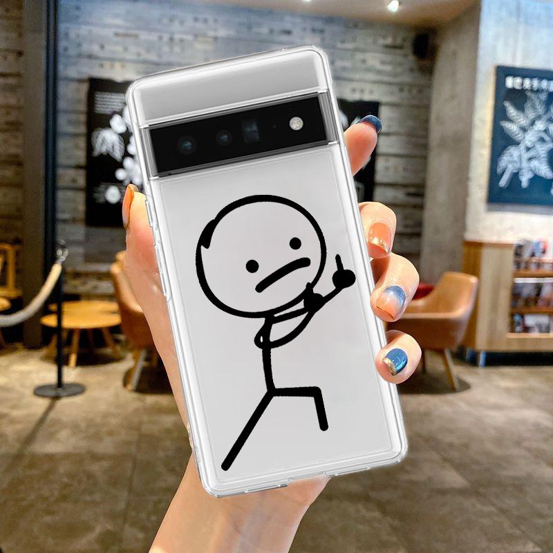 

Чехол для телефона Matchman с мультяшным рисунком для Google Pixel 8 7 6 Pro 6A 5 4 5A 4A 3A XL 5G силиконовый противоударный мягкий прозрачный чехол из ТПУ Чехлы Pixel 8 Pro