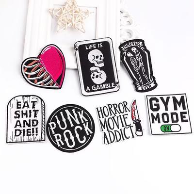 7 Pcs/pack Clothing Patches For Jackets Iron Patches For Clothing Patch