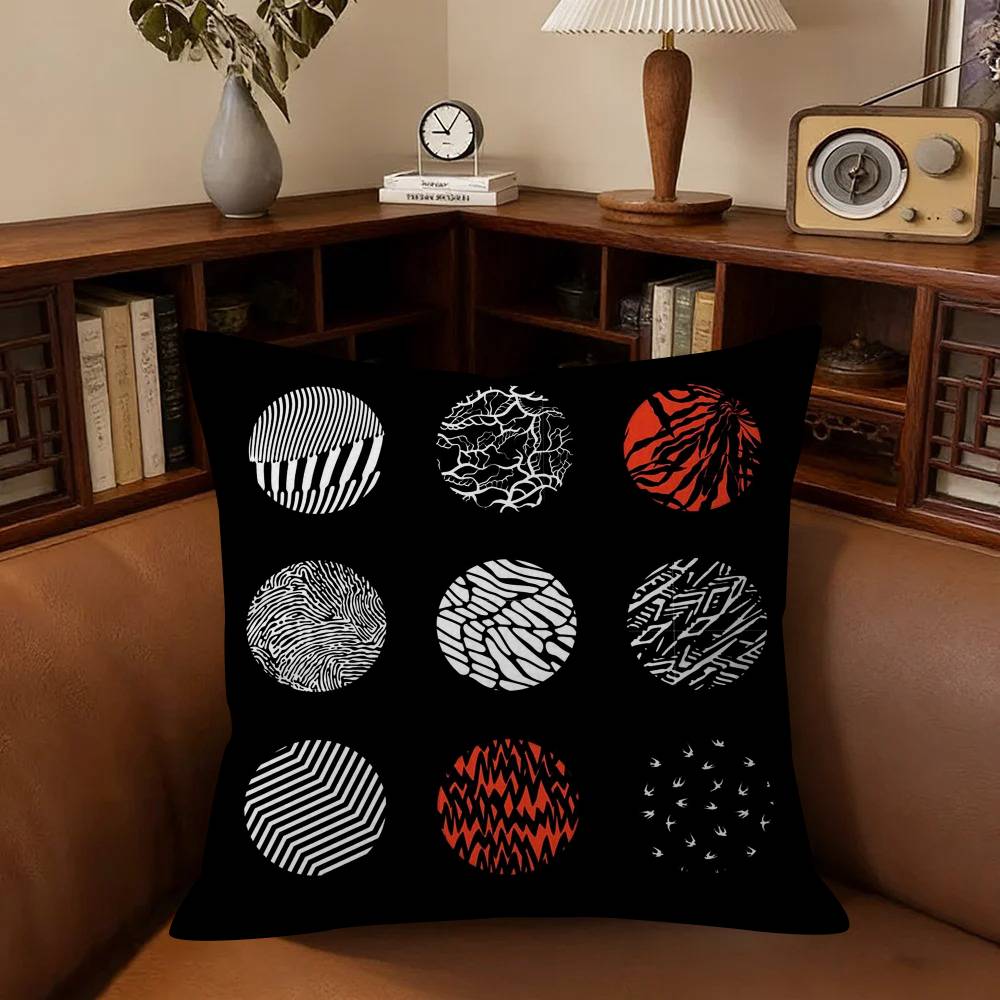 Band TTwenty One Pilots Pillow Anime Pillow Sofa Bed Head Pillow Cover Cushion Cover Fashion
