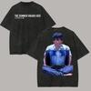 Japanese Anime The Summer Hikaru Died Hikaru Yoshiki Vintage Washed T-shirt Men Women Casual Cotton Oversized Cosplay T Shirts