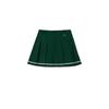 Goxo Pleats Skirt Green Metal Logo