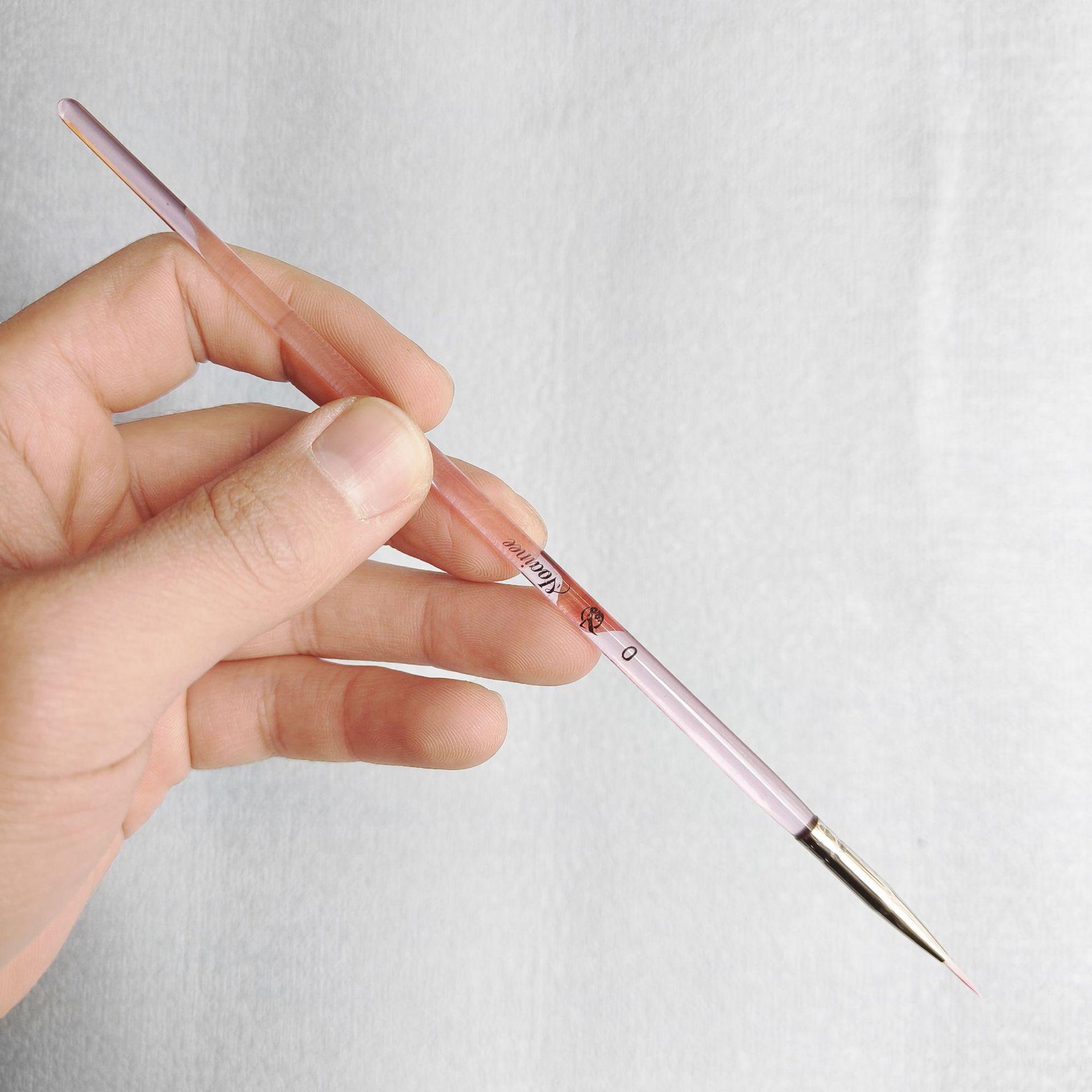 

Высококачественная белая лебедь хрустальная ручка нейлоновая кисть акварель гуашь цифровая масляная кисть художественная кисть для линий [Pink, Korean Color Hook] 0 #