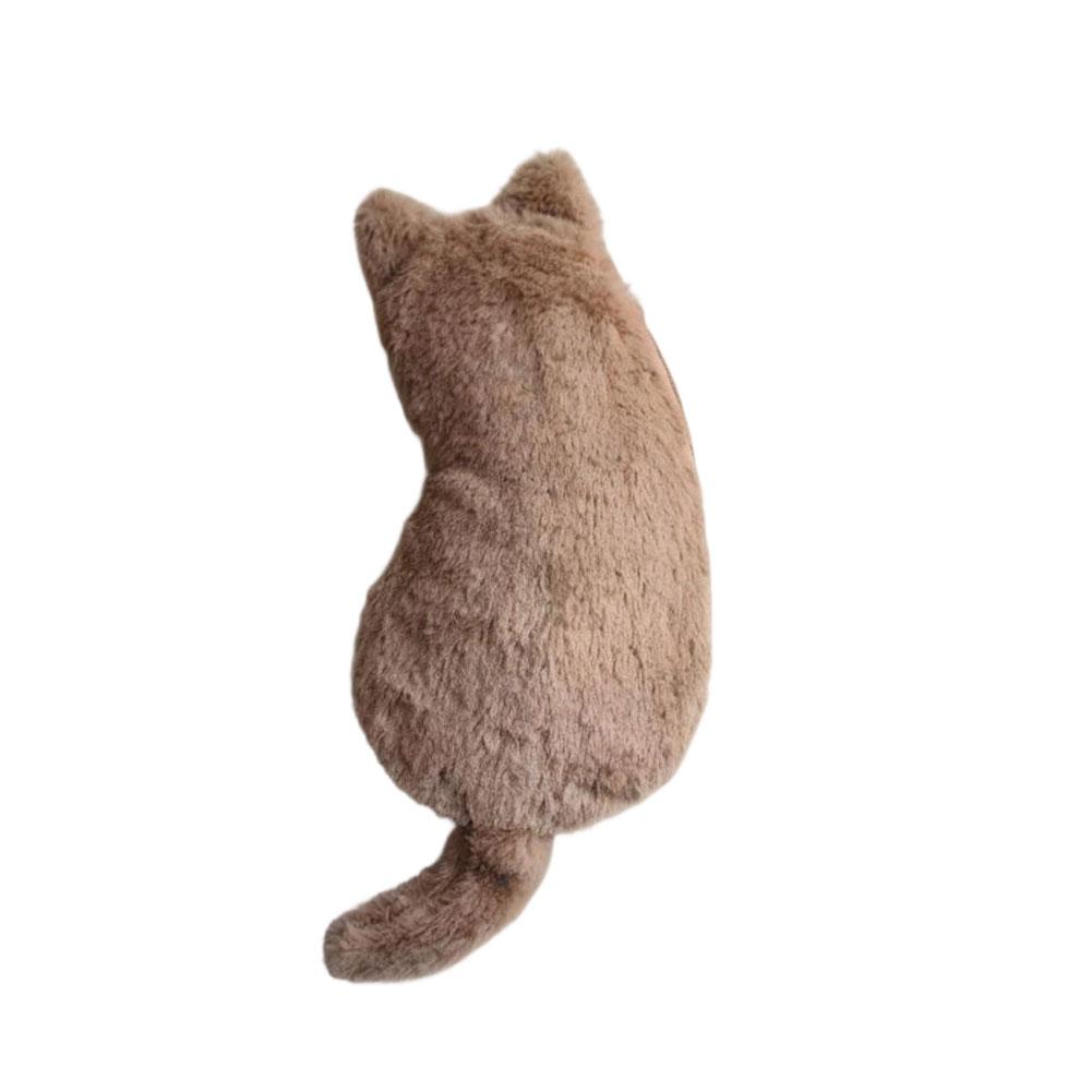 Cute Plush Cat Pencil Case Cartoon Animal Stationery Storage Bag Fashion Multiple Colors Student Pen Bag Gifts