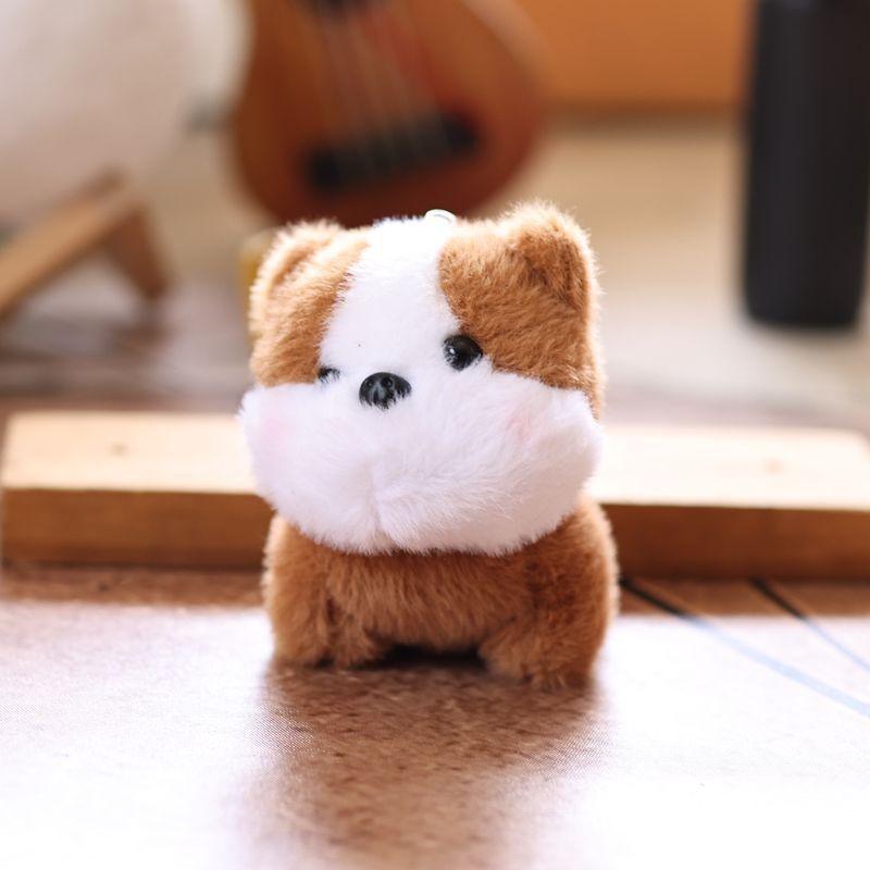 Puppy Toy Cute Keychain Animal Plush Super Soft Backpack Pendant Teens For