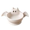 Decorative Snack Tray Halloween Bat Shaped Storage Bowl, Cute Candy Tray, Spooky Home Festive Table Centerpiece Tabletop Ornament, Multifunctional