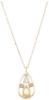 Estelle October Birthstone Opal Drop Necklace In 10K Yellow Gold (Web Exclusive) 0452-7019-0019-0000